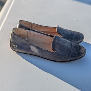 Bed Stu | Cobbler Series Gray Leather Loafers Slip Ons Flats Size 6 Mexico